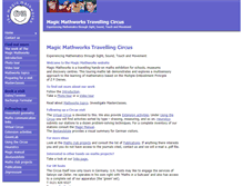 Tablet Screenshot of magicmathworks.org